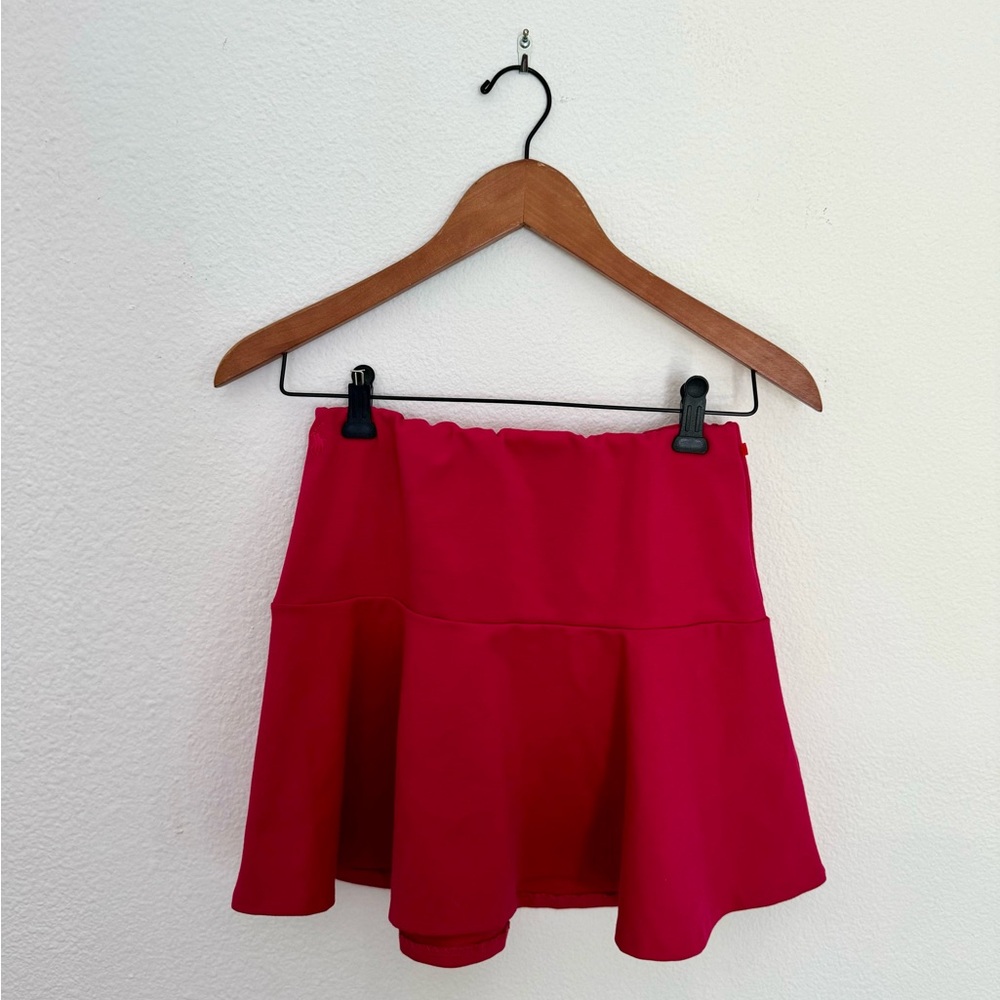 Polo Ralph Lauren hot pink miniskirt stretch fabric